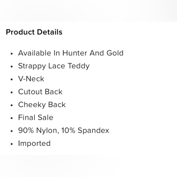 NWT fashion Nova teddy 💚 - Picture 3 of 5